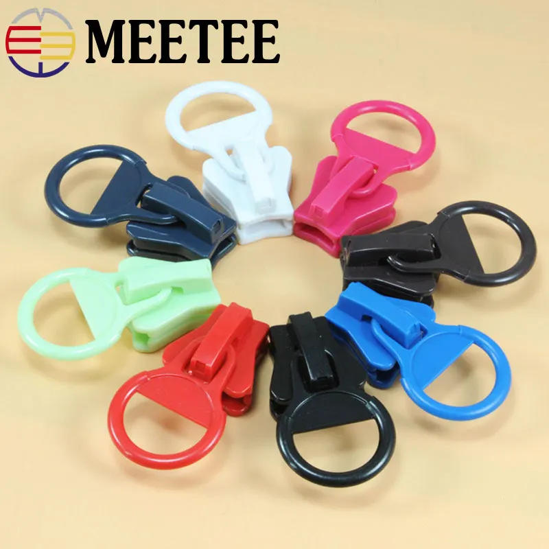 Curseur-Gros-De-Fermeture-Herramienta-Para-Abrir-Candado-5-pz-Meetee-20-Cerchio-di-Plastica-Zipper-(4)
