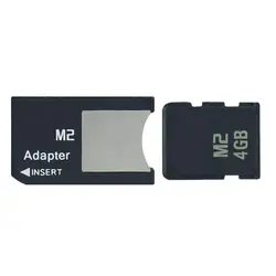 M2 карты памяти 4 ГБ memory Stick Micro с адаптером MS PRO DUO