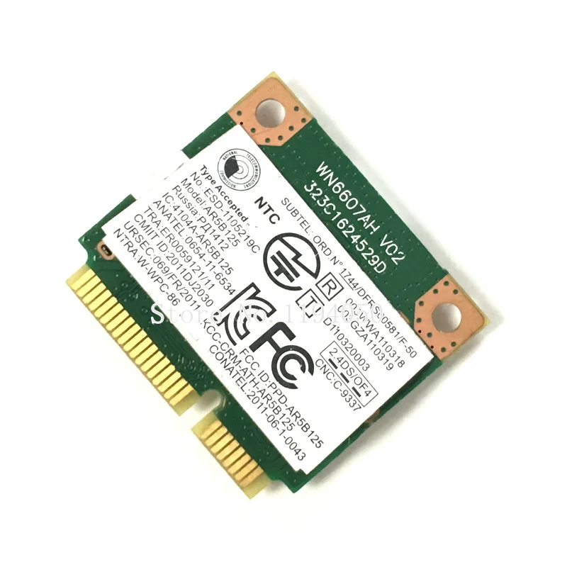 Беспроводная карта Wifi lenovo G400 G500 G405 G505 G410 G510 Y410P Y510P Atheros AR9485 AR5B125 Half Mini PCI-Express PCIe Wlan