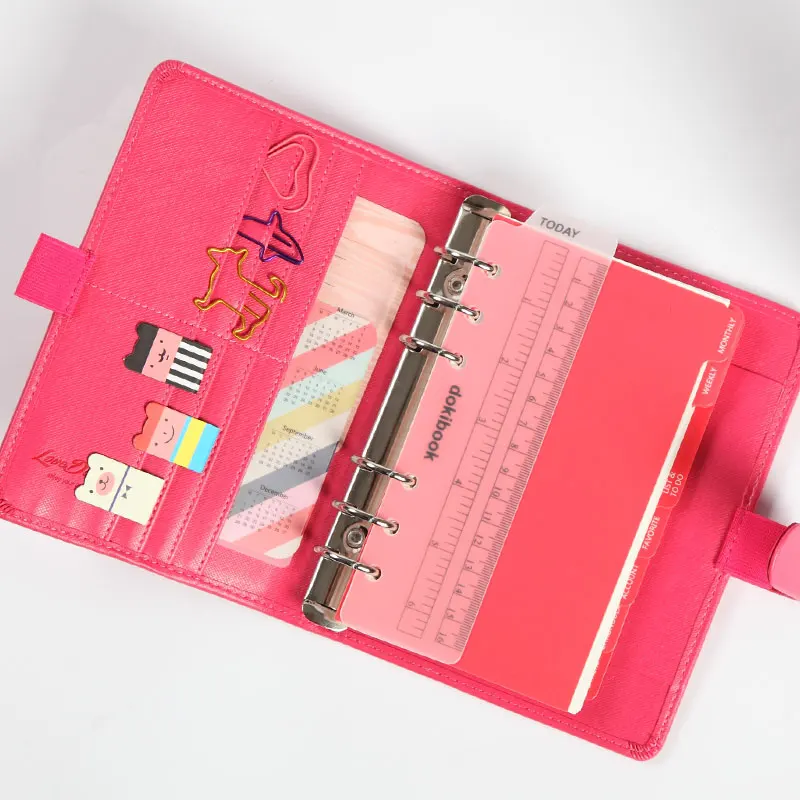 Lovedoki 2018 New Dokibook Notebook Candy Color Cover A5 A6 Loose-Leaf Time Planner Organizer Series Personal Diary Daily Memos Lovedoki 2018 New Dokibook Notebook Candy Color Cover A5 A6 Loose-Leaf Time Planner Organizer Series Personal Diary Daily Memos