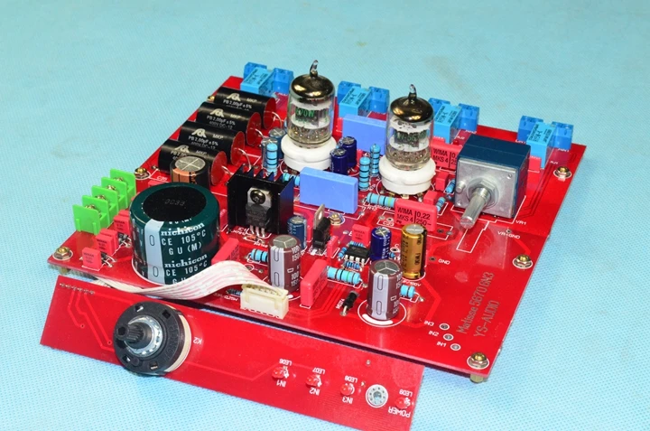 

YS-D1 JAN5670 Vacuum Tube Preamp Stereo HiFi Pre-Amplifier finished Board base on Matisse preamp circuit