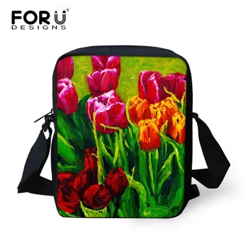 

New 3D Painting Flower Printed School Bags for Girls Designer Women Floral Shoulder Bag Children Schoolbag Kids Bookbag Mochilas