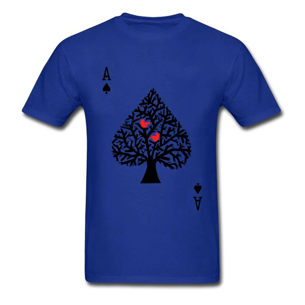 Funny Poker Ace of Spade_blue