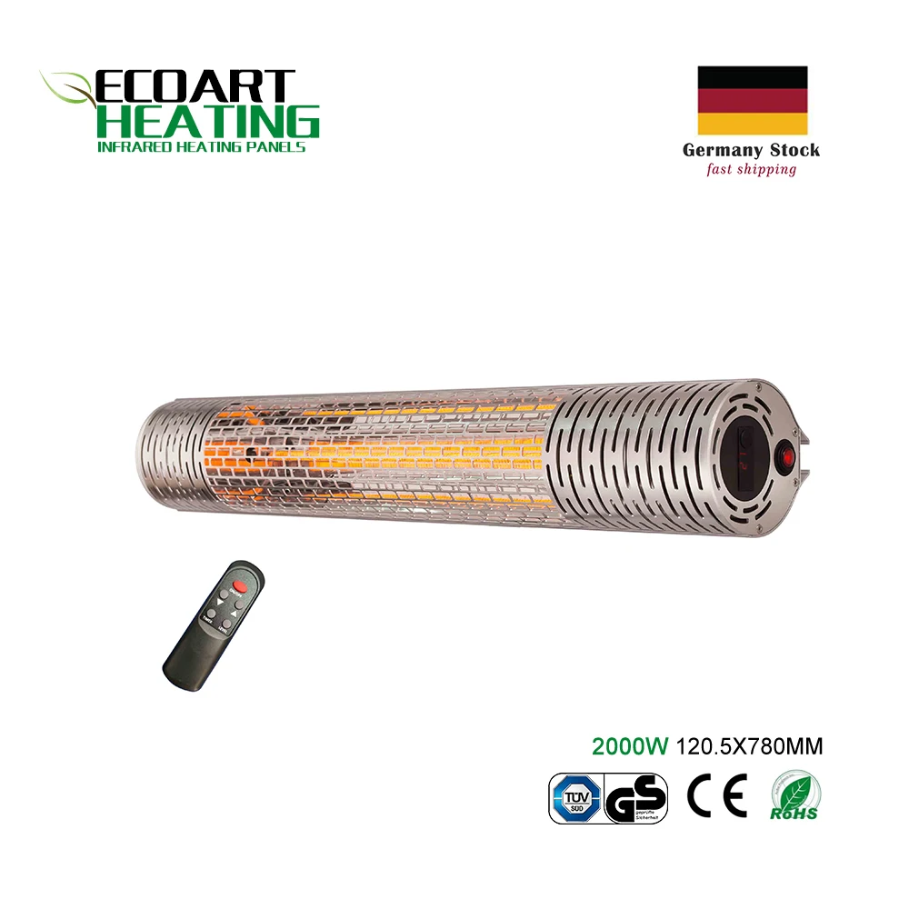 2000w Outdoor Infrared Patio Heater Ceiling Mounted Strip Heating