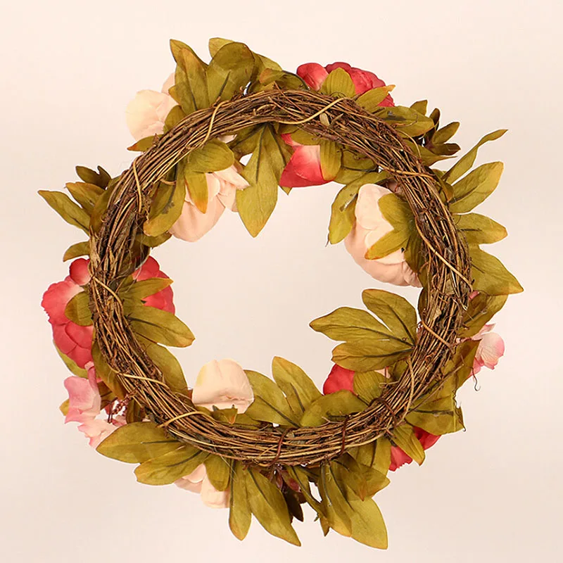 40cm Adeeing Classic Artificial Simulation Flowers Garland For Home Room Garden Lintel Decoration Wedding Prop Party Decoration