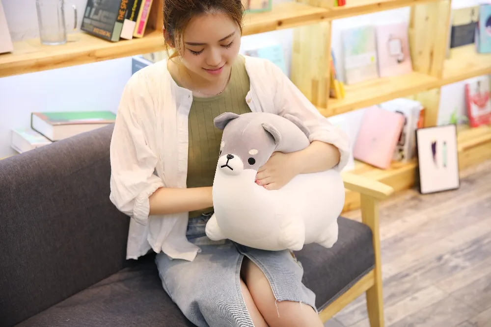 New Super Soft Angary Fat Shiba Inu Plush Toys Corgi Dog Animal Stuffed Toys Children's Toys Soft Sofa Pillow Cushion Girl Gifts