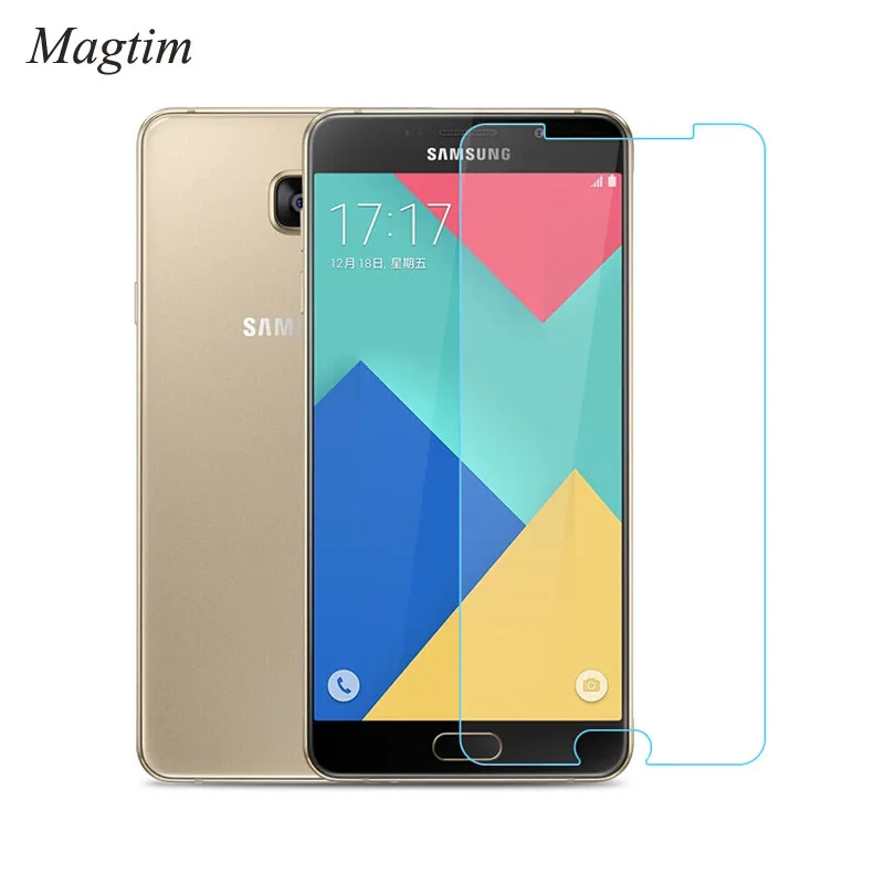 Закаленное стекло для Samsung Galaxy A3 A5 A7 2016 2017 защита экрана Взрывозащищенная