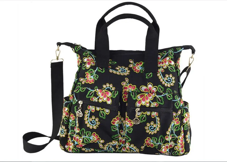 

2016 Newest Shoulder&Handbags hot National Women casual bag double faced shoulder cross-body handbag zipper women's bag holder