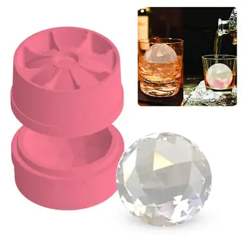 

Whiskey Ice Ball Maker Mould 55MM Silicone Diamond Pattern Food Grade Ice Ball Mould DIY Cakes Mousse Mold Bakeware Dropshipping