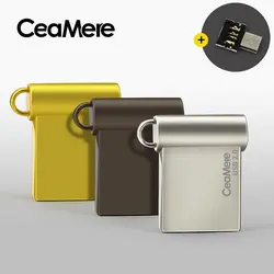 Ceamere CD06 USB флешка 4 ГБ/8 ГБ/16 ГБ/32 ГБ/64 ГБ накопитель флешки USB 2,0 Флешка Memory stick USB disk 1 ГБ 2 ГБ