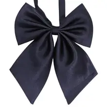 Японский стиль JK галстук-бабочка сплошной цвет для студентов униформа профессиональные дамы угловой галстук-бабочка Лолита косплей детей девочек Ши