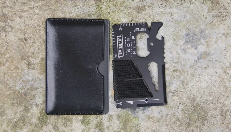 EDC Открытый Кемпинг Многофункциональный 16 в 1 инструмент многофункциональный нож, карта карманный нож для выживания Кредитная карта Нож GS-0065