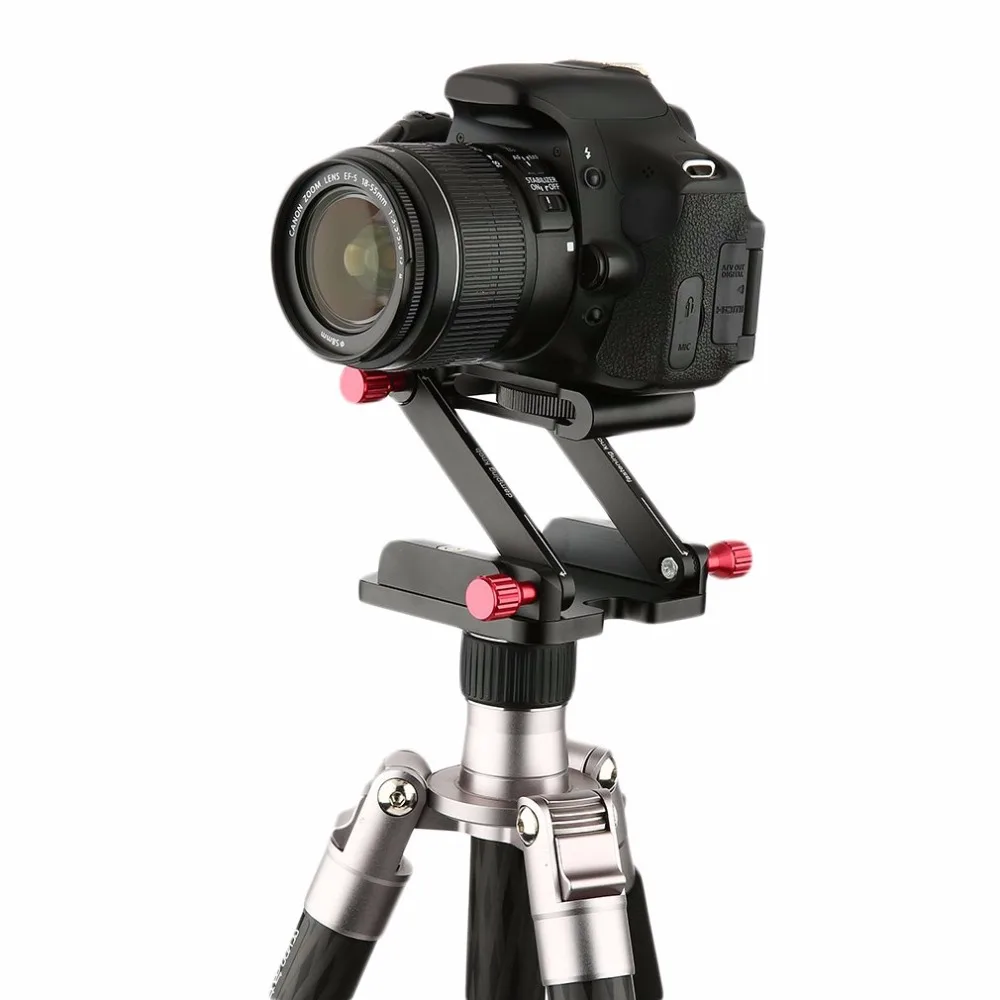 

Professional Z folding Cradle Head Aluminum Holder Shock Proof Tripod Dumping Pan Head Release Plate Stand for DSLR Cameras