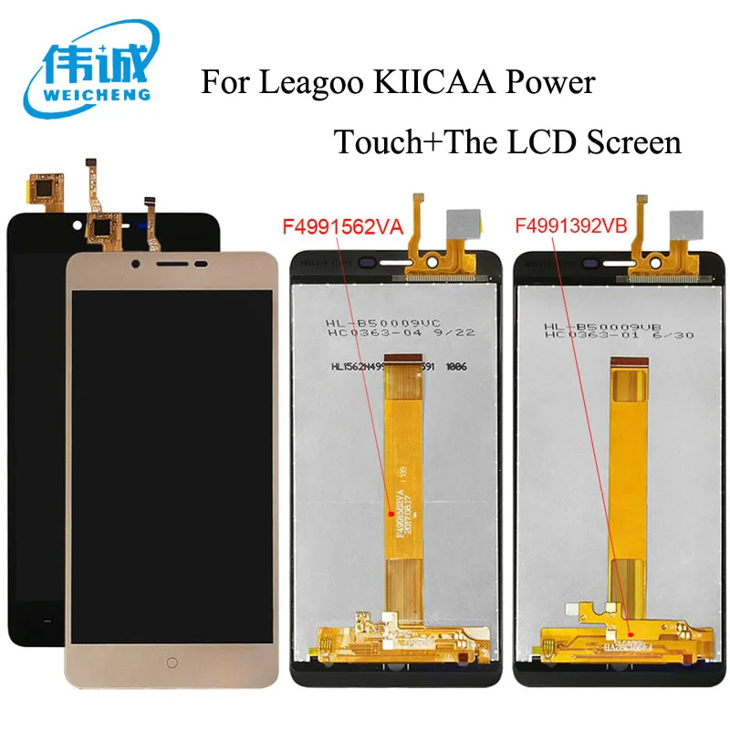 

WEICHENG For Leagoo Kiicaa Power LCD Display+Touch Screen Digitizer Assembly Repair Parts Accessory+Free Tools