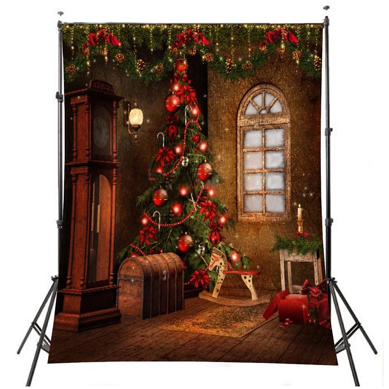 Vinyl Christmas Photography Backdrop Photo Background Lanterns