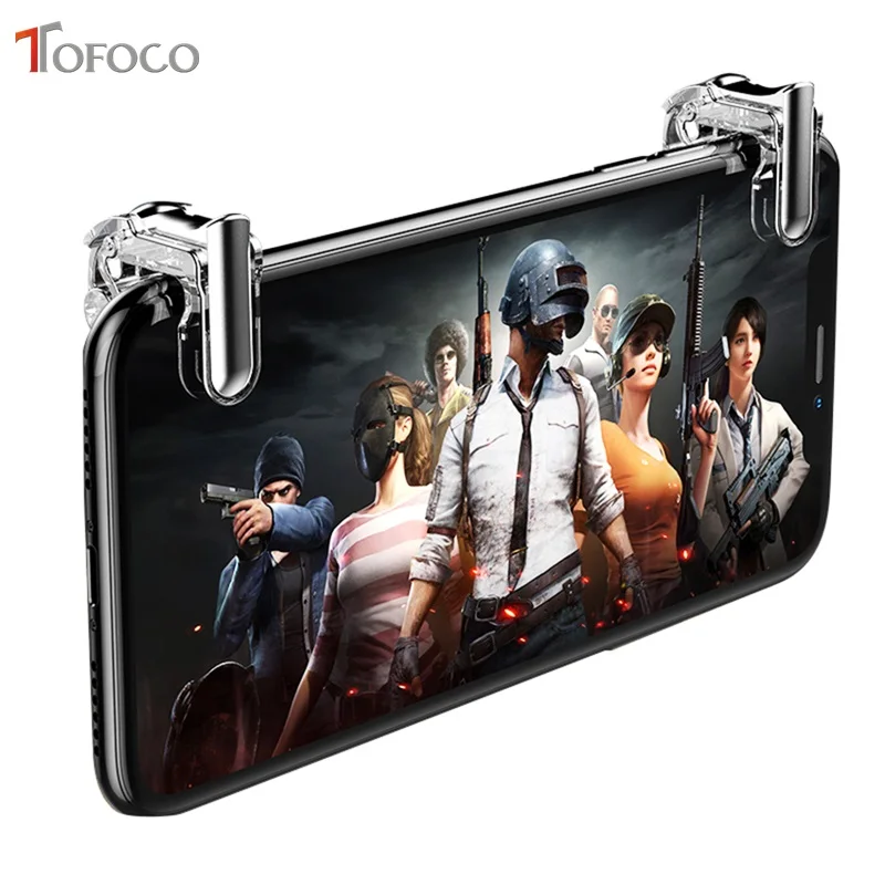 Goedkoop Mini PUBG Mobiele Game Controller Gamepad Trigger Doel Knop L1R1 Shooter Joystick Voor IPhone Android Game Pad Accesorios