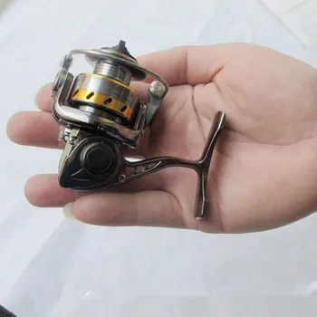 

MN100 Fishing Reel World's Smallest Full Metal Mini Ice Shore Ralfting Lure Winter Pen Rod Spinning Reel