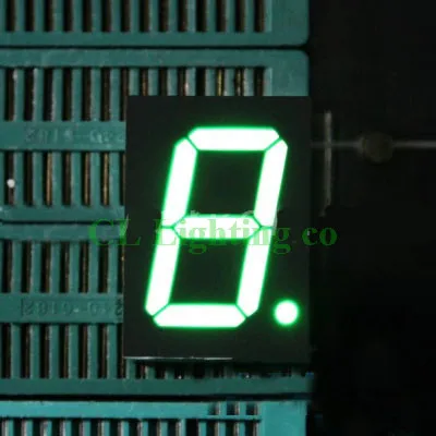 

1.8 inch 1 Bit 7 Segment Pure green LED Display 1.8" 1.8in Digital Tube Plastic Metal Common cathode(Nixie tube)