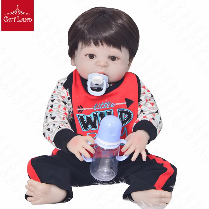 

Reborn Baby Doll Bebe Reborn Full Silicone Boneca Handmade Surprise Gifts Bathe Toy Bed Time Playmate For Boys Girls Love Gifts