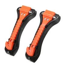 2 комплекта 2 в 1 Автомобильный спасательный молоток спасательный аварийный молоток ремень безопасности резак оконный стеклянный выключатель Лидер продаж