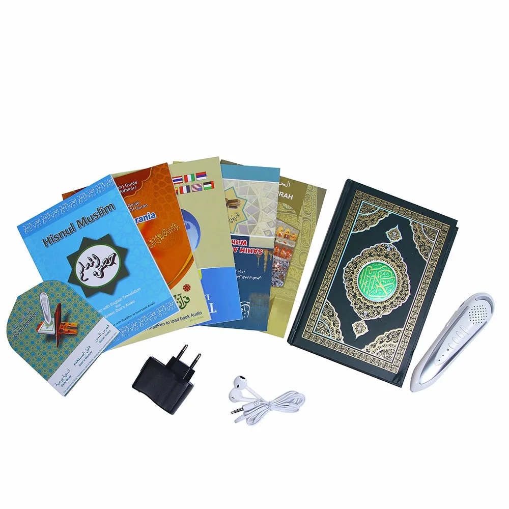 Мусульманские цифровой Электронная ручка, Читающая Коран reader лучший подарок Коран reading pen mp3 теперь более 24 чтецов и переводы