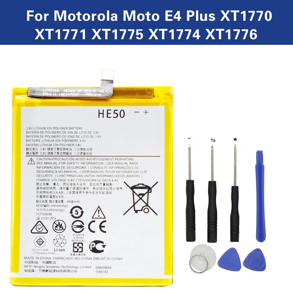 TAMEX резервного копирования Батарея HE50 SNN5989A для Motorola Moto E4 плюс XT1770 XT1771 XT1775 XT1774 XT1776
