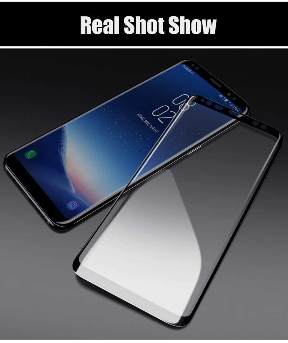 MOUSEMI 3D Tempered Glass For Samsung S8 S9 Screen Protector Film Full Cover 3D Curved Glass S9 On For Samsung Galaxy S9 S8 Plus (10)