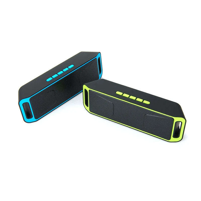 Мини беспроводной Bluetooth динамик 1200 мАч батарея Двойной Рог Сабвуфер портативные