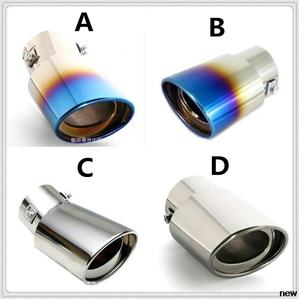 

styling Steel Auto Car Exhaust Muffler Tip pipe cover Tail For BMW E34 F10 F20 E92 E38 E91 E53 E70 X5 M M3 E46 E39 E38 E90