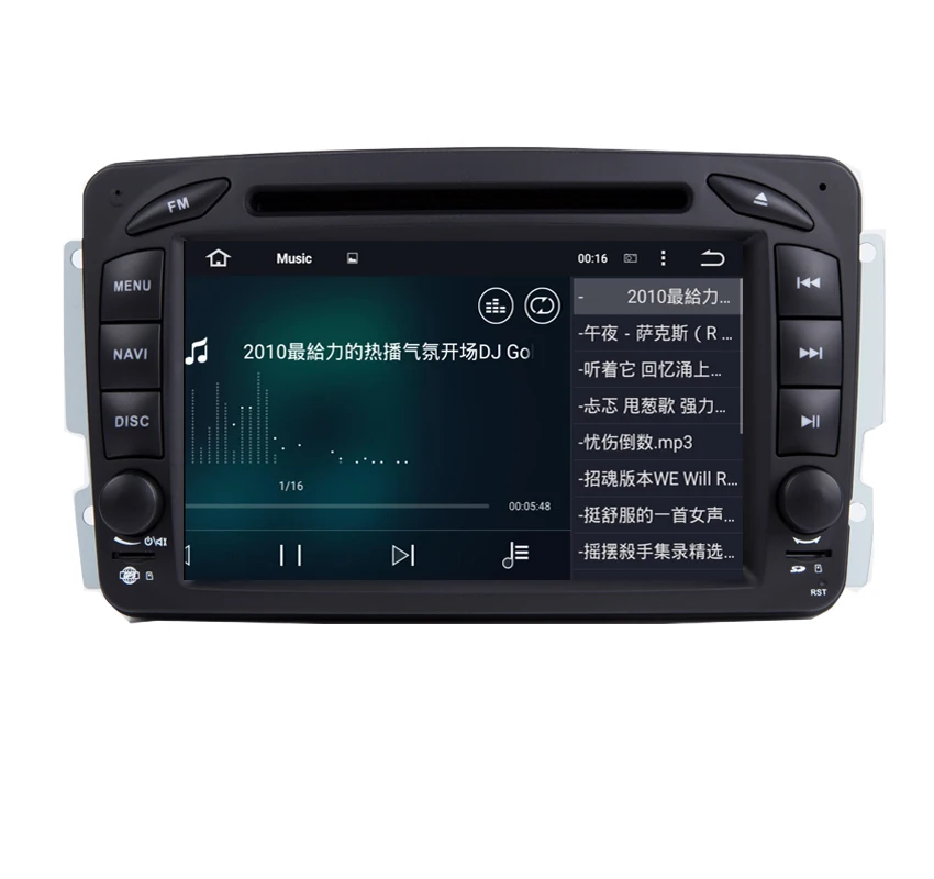 Android 7.1.1 7 дюймов Автомобильный dvd-плеер для Mercedes Benz W209 W203 W163 W463 Viano W639 Vito Wifi 3g gps Bluetooth радио