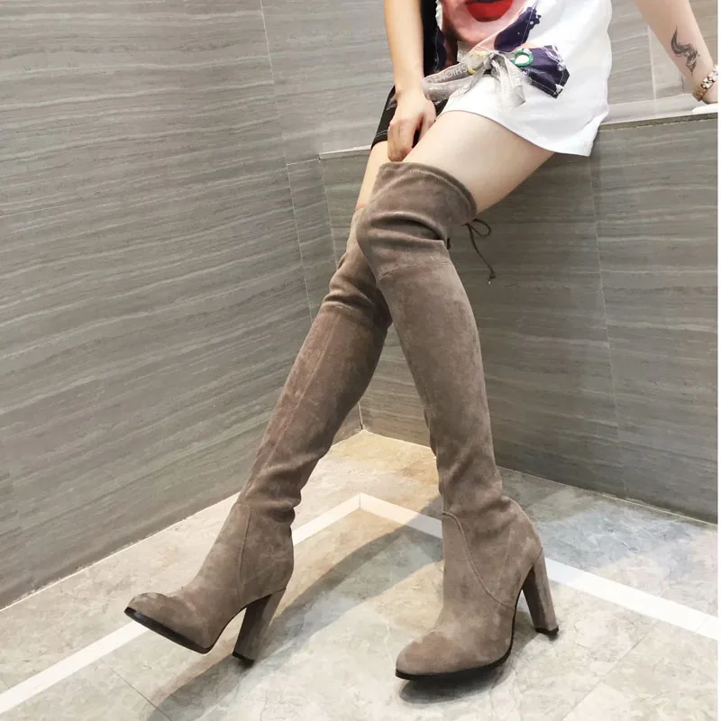 2018-Suede-Stretch-Over-The-Knee-Boots-Woman-Pointed-Toe-High-Heel-Shoes-Women-Sexy-Long