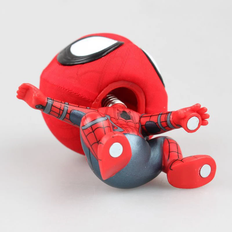  Bobble Head Spiderman Spider Man Hero PVC Action Figure Collection Model Doll Toy Gifts  (4)