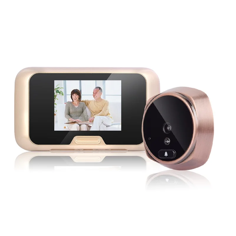 

New video door bell wireless peephole 3.0 inch LCD 0.3 M pixels camera IR Night Vision 36 doorbell Video Recording Photos Taking