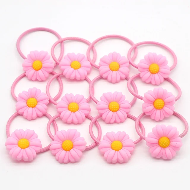 12pcs/lot Cute Hello Kitty Hair Clips Barrette Soft Plastic Snap
