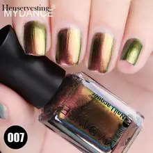 Металлический голографический эффект лак для ногтей Быстросохнущий здоровый 6 мл 16 цветов