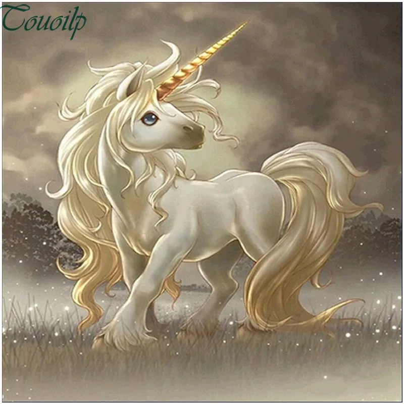 Touoilp UNICORN DIAMOND PAINTING KIT - DIY UNICORN-15 | Дом и сад