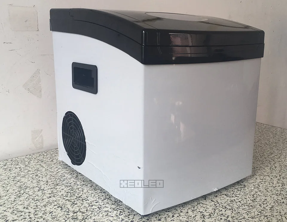 Xeoleo 15 кг/24 ч льда Куб льда machine1kg хранения нержавеющая сталь 1.5L воды коробка 24 Сетки 22*22*22 мм кофе магазин/БАР Применение