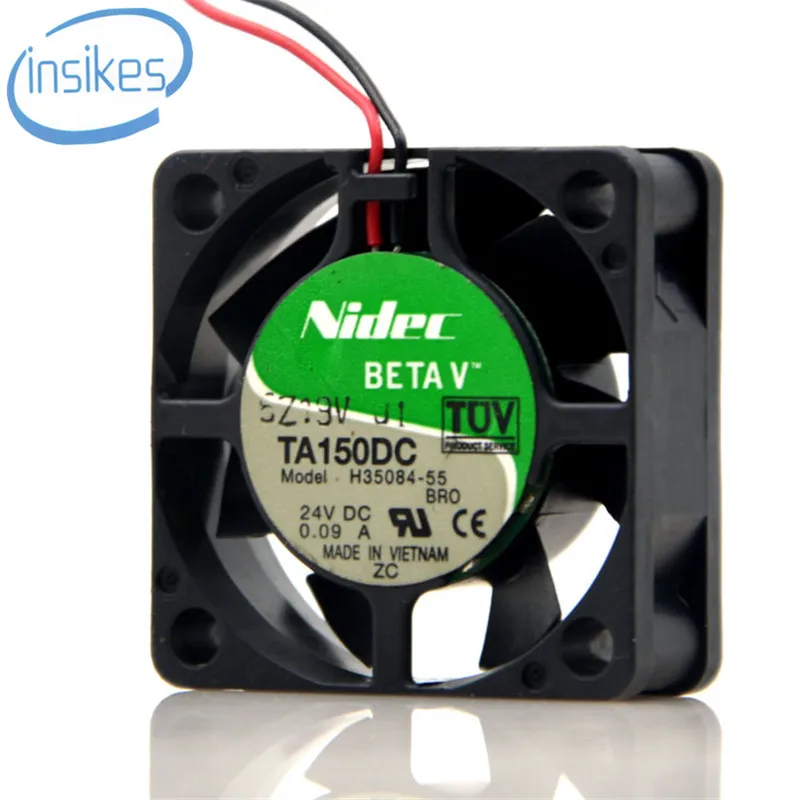 

Nidec TA150DC H35084-55 Inverter Cooling Fan DC 24V 0.09A 0.45W 4000RPM 4015 4cm 40*40*15mm 2 Wires
