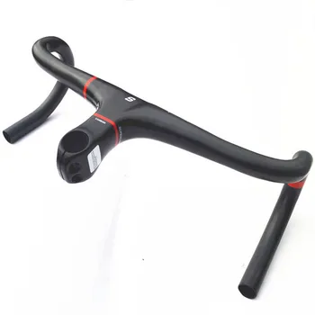 

Integrated Handlebars 28.6mm Round Road Bike Carbon Handle Bar Top Quality 400 420 440 mm Super Light Weight Bars Free Shipping