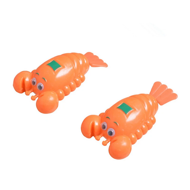 Lobster Clockwork Toys Swimming Shrimp Baby Kids Mini Animal bath toy