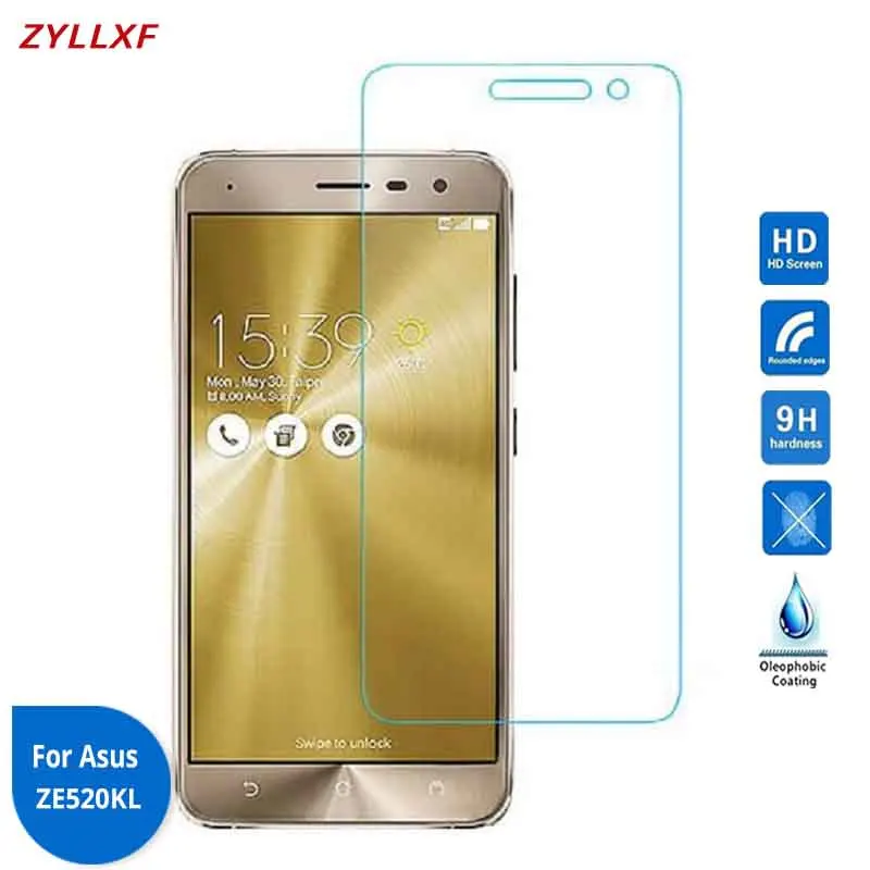 

For Asus ZenFone 3 ZE520KL Tempered Glass Safety Film 9H 5.2 inch 2.5D Screen protector film On ZE 520 KL Z017D Z017DA Z017DB
