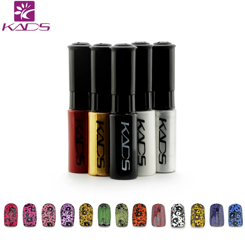 

KADS Stamping nail lacquer 6 Bottles/LOT Regular Nail Polish&stamp nail polish nail art pen Optional More engaging 4 Seasons