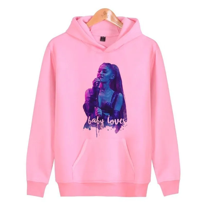 Женский свитер для женщин пуловер уличная одежда Ariana Grande Hoody Harajuku Kawaii японские