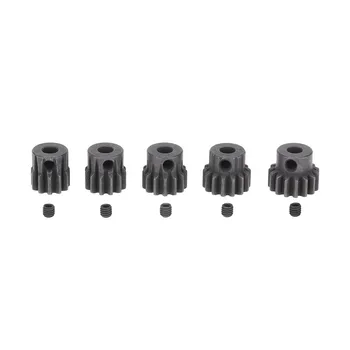

Brand New 5pcs M1 5mm 11T 12T 13T 14T 15T Pinion Engine Gear For 1/8 Rc Car Brushed Brushless Motor