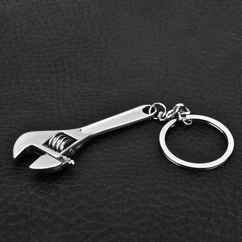 

Creative Tool Wrench Car Key Chain Metal KeyChain Adjustable Jewelry For Men Keyring Keyholder Keys Bag Pendant Boyfriend Gift