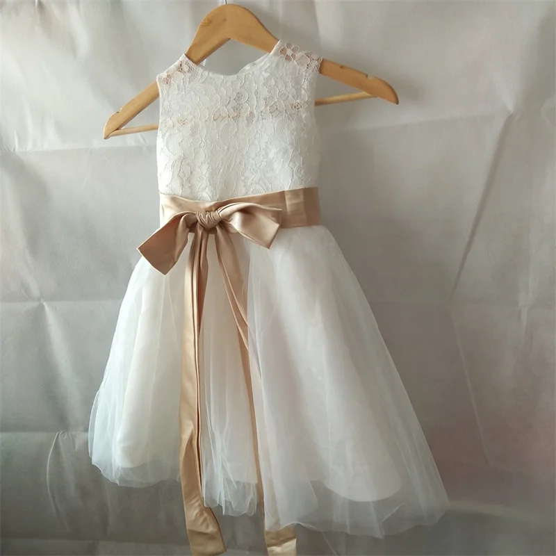 Новые Платья с цветочным узором для девочек на свадьбу; детское платье для маленьких девочек; кружевное платье из крепа с замочком; праздничное платье для причастия
