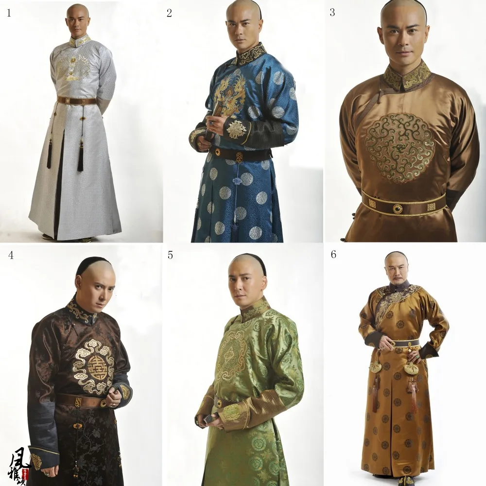 Jiu Ye Shi Ye 9th N10th мужской костюм принца династии Цин повседневный костюм детский ТВ-игра bubujingxin Императорский костюм