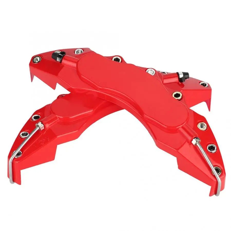 

2pcs ABS Red Car Universal Brake Disc Caliper Covers Left Right Trim Large