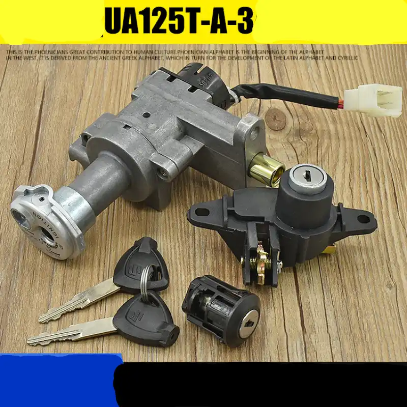 Новый UA125T A замок с UM125T C рукавом для мотоцикла|Накладки и декоративные молдинги| |