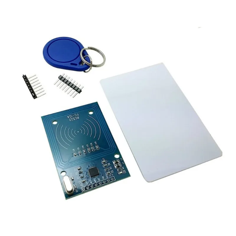 

High Quality MFRC-522 RC522 RFID NFC Reader RF IC Card Inductive Sensor Module For Arduino Module + S50 NFC Card + NFC Key Ring